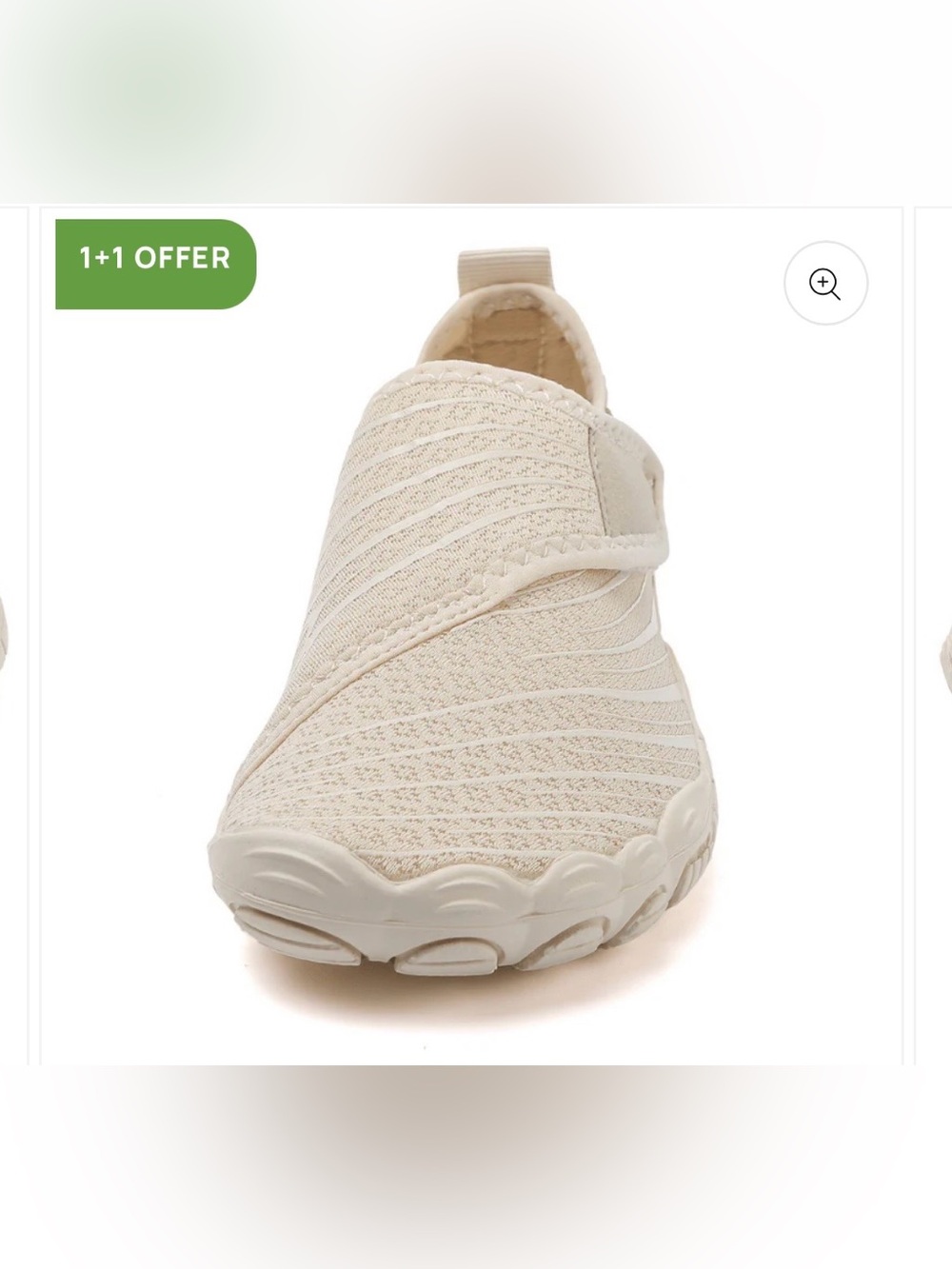 Voya Barefoot Solyn Shoes - Cream NWT - Picture 5 of 11